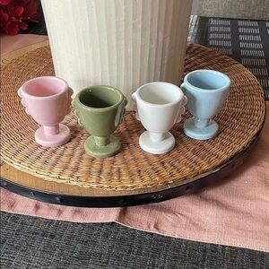 Target Playground Bullseye Set of Four Egg Cup Holder Easter Collection 2026